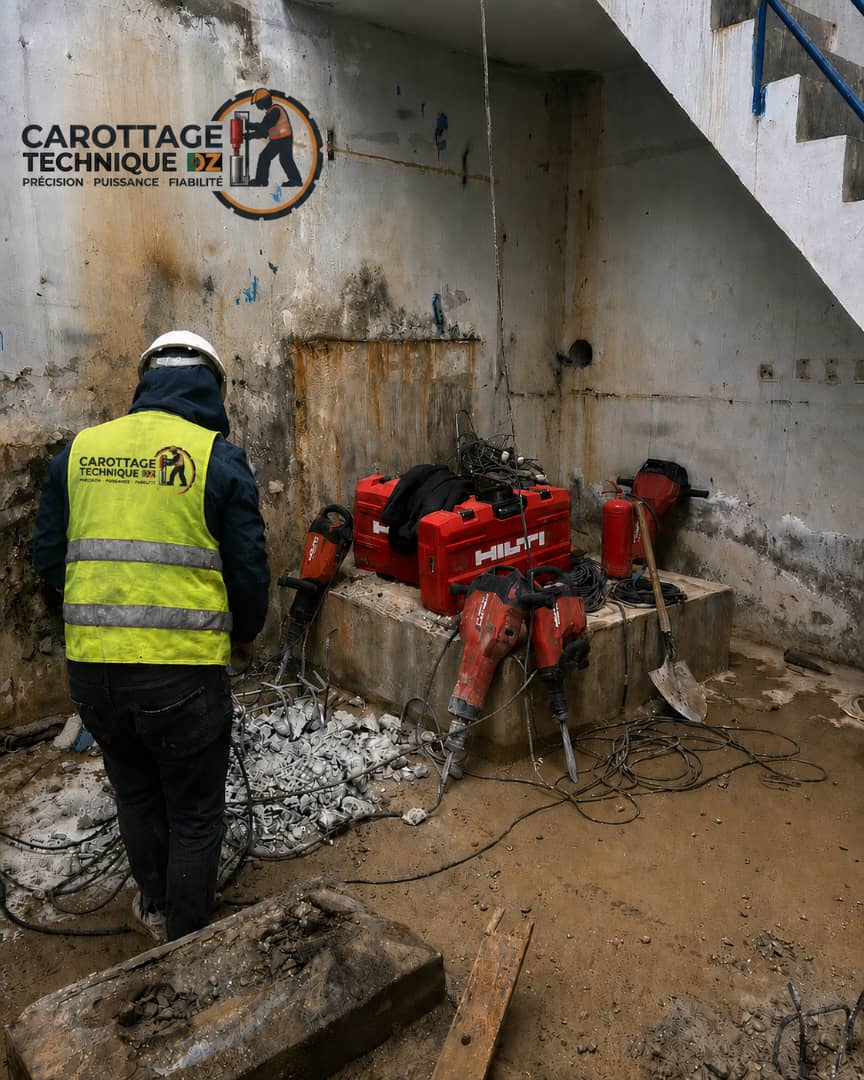 Réalisation carottage 28